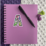Letter A Sticker - Moon Light Sticker Co.