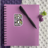 Letter B Sticker - Moon Light Sticker Co.