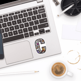 Letter C Sticker - Moon Light Sticker Co.