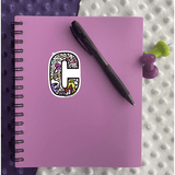 Letter C Sticker - Moon Light Sticker Co.