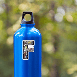 Letter F Sticker - Moon Light Sticker Co.