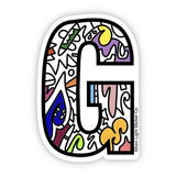 Letter G Sticker - Moon Light Sticker Co.