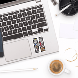 Letter H Sticker - Moon Light Sticker Co.