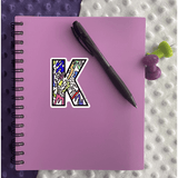 Letter K Sticker - Moon Light Sticker Co.