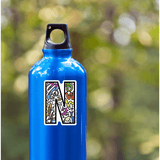 Letter N Sticker - Moon Light Sticker Co.