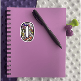 Letter O Sticker - Moon Light Sticker Co.