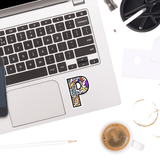 Letter P Sticker - Moon Light Sticker Co.