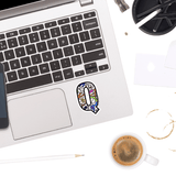 Letter Q Sticker - Moon Light Sticker Co.