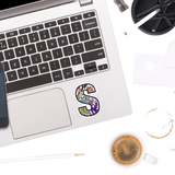 Letter S Sticker - Moon Light Sticker Co.