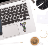 Letter T Sticker - Moon Light Sticker Co.