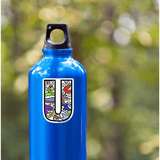 Letter U Sticker - Moon Light Sticker Co.