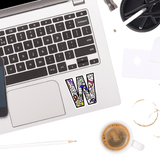 Letter W Sticker - Moon Light Sticker Co.