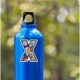 Letter X Sticker - Moon Light Sticker Co.