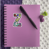 Letter Z Sticker - Moon Light Sticker Co.