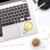 Light Bulb Sticker - Moon Light Sticker Co.