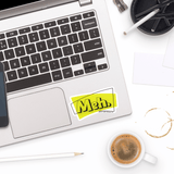 Meh Sticker - Moon Light Sticker Co.