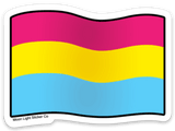 Pansexual Pride Sticker - Moon Light Sticker Co.