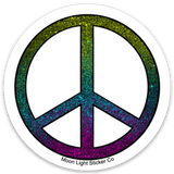 Peace Sign Sticker - Moon Light Sticker Co.