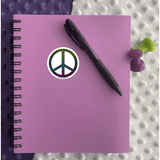 Peace Sign Sticker - Moon Light Sticker Co.