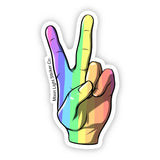 Peace Sticker - Moon Light Sticker Co.