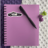 Police Car Sticker - Moon Light Sticker Co.