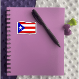 Puerto Rican Flag Sticker - Moon Light Sticker Co.