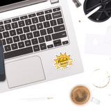 Radiate Positivity Sticker - Moon Light Sticker Co.