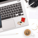 Record Player Sticker - Moon Light Sticker Co.