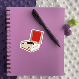 Record Player Sticker - Moon Light Sticker Co.