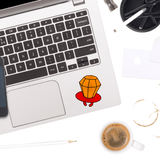 Ring Pop Sticker Orange - Moon Light Sticker Co.