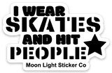 Roller Derby Sticker - Moon Light Sticker Co.