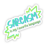 Sarcasm Sticker - Moon Light Sticker Co.