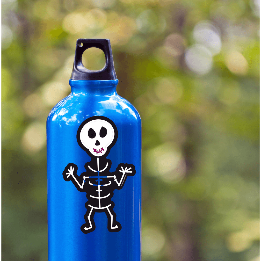 Skeletons & Skulls Water Bottles