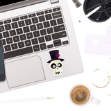 Skeleton Head Sticker - Moon Light Sticker Co.