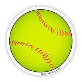 Softball Sticker - Moon Light Sticker Co.
