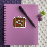 Suitcase Sticker - Moon Light Sticker Co.