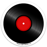 Vinyl Record Sticker - Moon Light Sticker Co.
