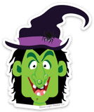 Witch Sticker - Moon Light Sticker Co.
