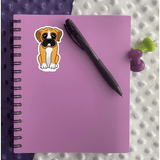 Boxer Sticker - Moon Light Sticker Co.