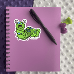 Catapiller Sticker - Moon Light Sticker Co.