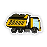 Dump Truck Sticker - Moon Light Sticker Co.