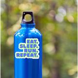 Eat Sleep Run Sticker