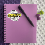 Fueled by Anxiety and Caffiene - Moon Light Sticker Co.