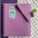 La FuFu Green Sticker - Moon Light Sticker Co.