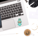 La FuFu Green Sticker - Moon Light Sticker Co.