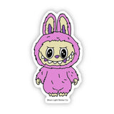 La FuFu Sticker Pink - Moon Light Sticker Co.