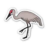 Sandhill Crane Sticker - Moon Light Sticker Co.