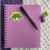 Stegasaurus Sticker - Moon Light Sticker Co.