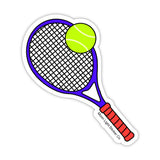 Tennis Racket Sticker - Moon Light Sticker Co.