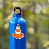 Traffic Cone Sticker - Moon Light Sticker Co.